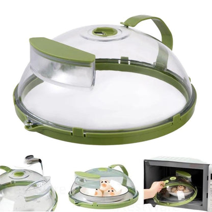 Microwave Splatter Cover with Water Steamer-OA