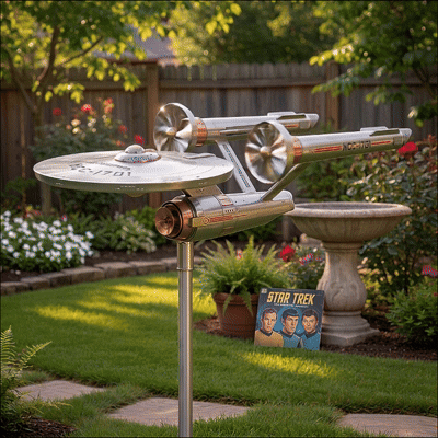 🚀Molino de Viento Interestelar del Jardín de la Starship Voyager -KKK