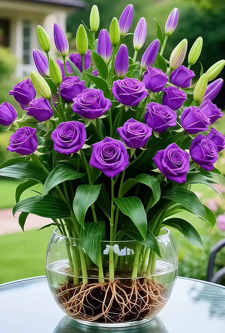 🌹 Hydroponic Roses – Bloom Without Soil! 🌹-TY