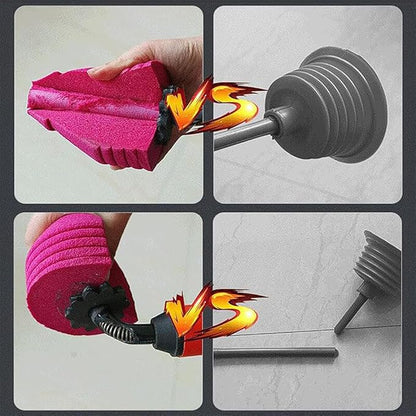 Upgraded High Pressure Toilet Unblock One Shot Toilet Pipe Plunger, Air Pump Toilet Plunger One-Piece Design Drain Cleaner for Kitchens.-BP