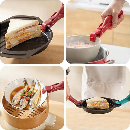Pinzas Multiusos Anti-Escaldaduras para Tazón, 2PCS Pinzas Anticalor para Tazones Calientes, Platos, Grips, Tenazas, Abrazaderas para Cocina, Pinza Antiescaldado de Silicona Antideslizante para Platos Calientes - BP