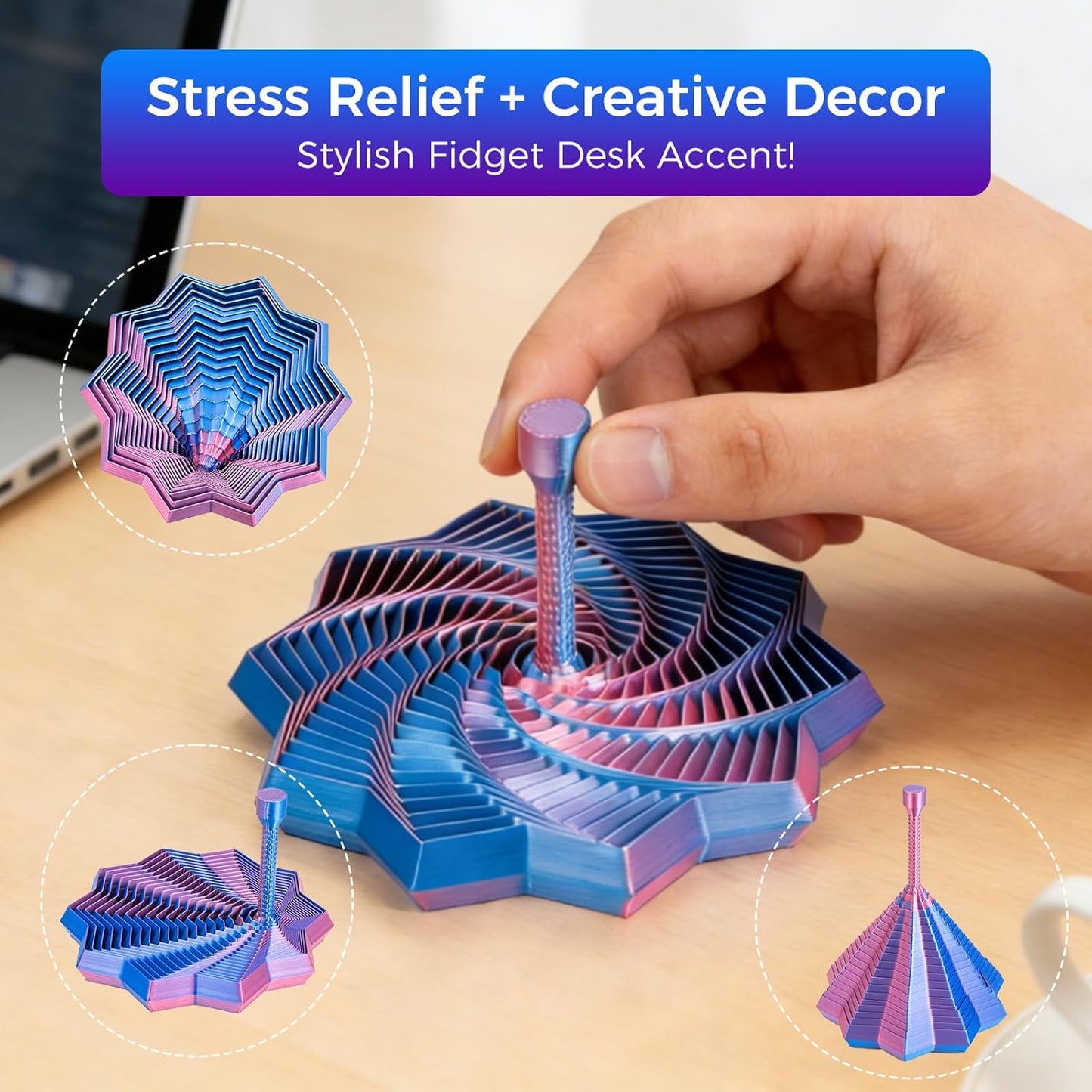 🏆Flash Sale⚡3D Printed Handheld Star Sensory Fidget Toy-EV