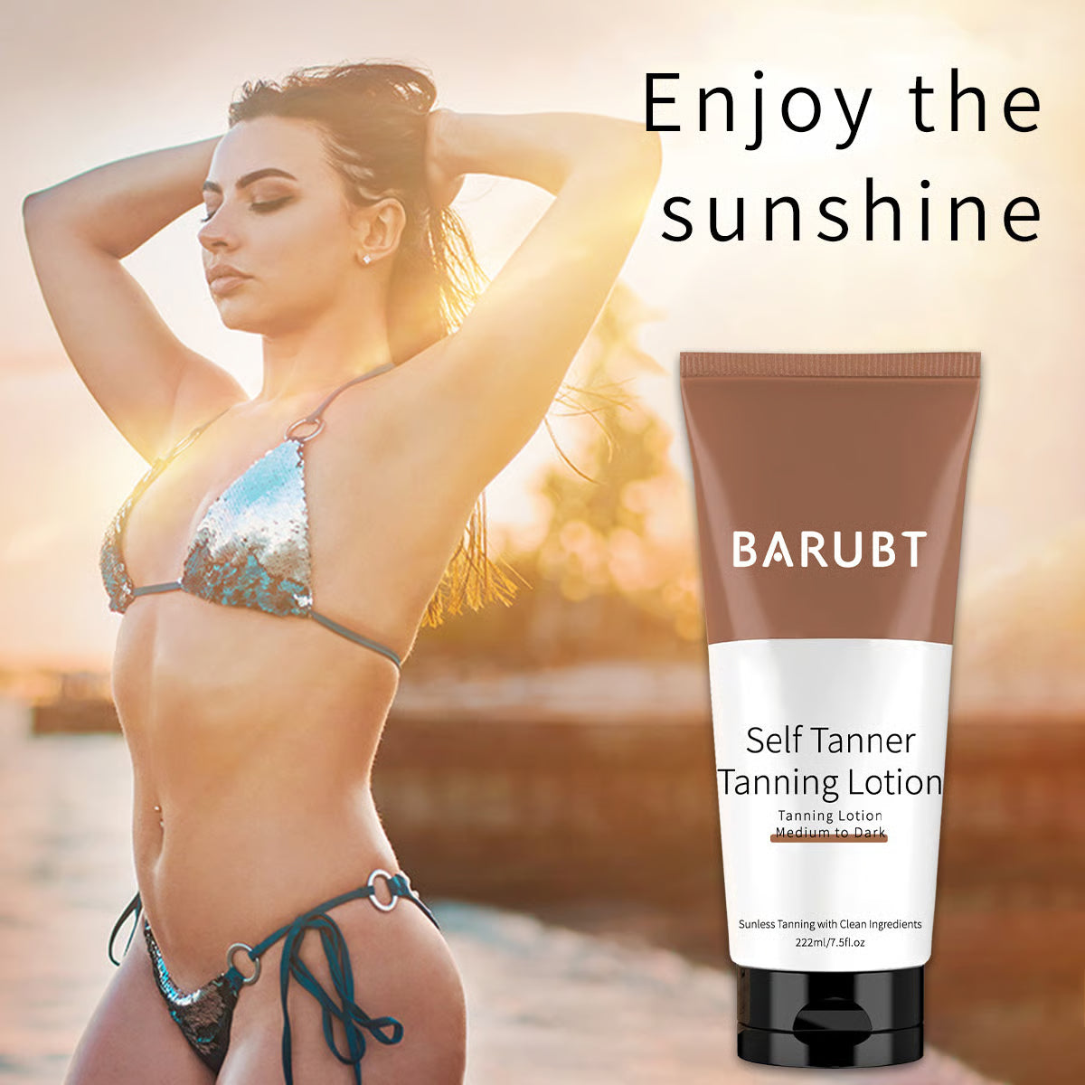 🌞 Get the Ultimate Sunless Glow✨ Beauty by EST Lotion – For a Natural, Streak-Free Tan-TY