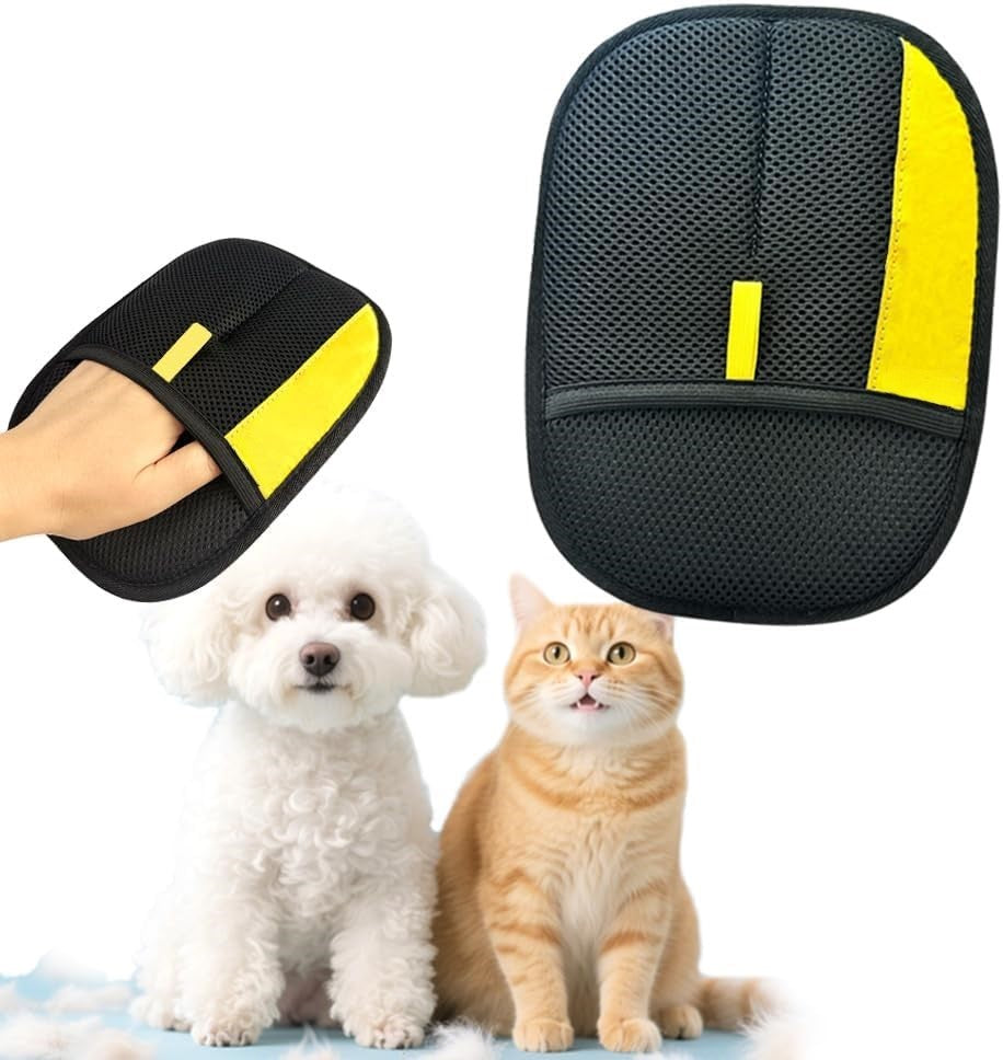 Guantes electrostáticos para eliminar el pelo de mascotas: Limpieza rápida - Reutilizables y lavables-OA
