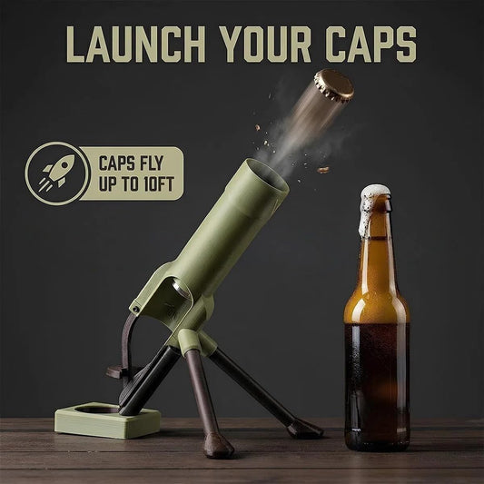 🔥50K+ SOLD! 🔥Beer Bottle Mortar Bottle Opener-OA