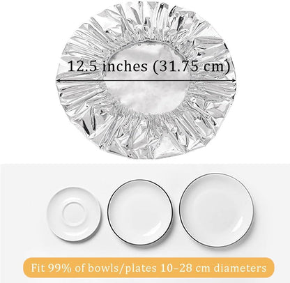 50PCS Aluminum foil heat-retaining cover for home dining tables and food containers-OA