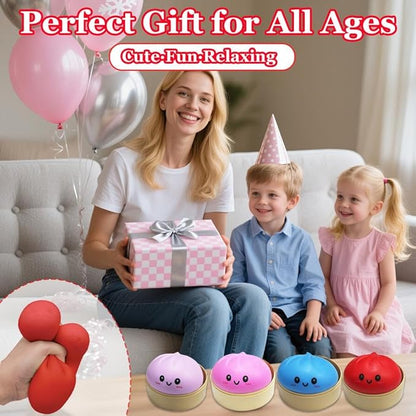 🔥Últimas 3 Horas: 70% DCTO🔥Blandito de Purpurina con Forma de Dumpling, Tamaño Gigante, Juguete Sensorial para Adultos y Niños-FO