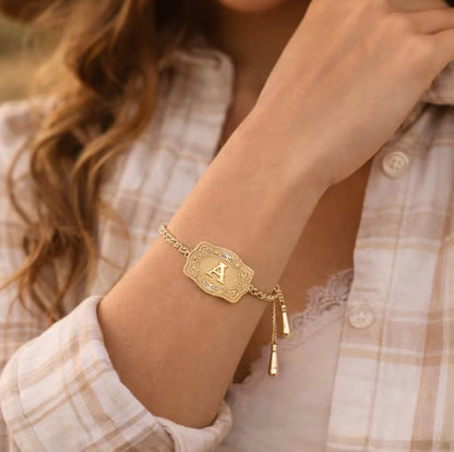 🏇Handmade Country Letter Bracelet -KKK