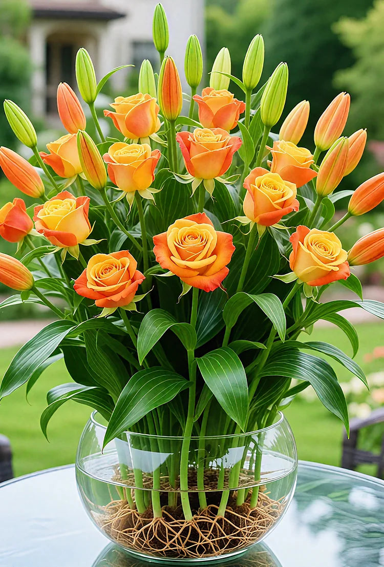 🌹 Hydroponic Roses – Bloom Without Soil! 🌹-TY