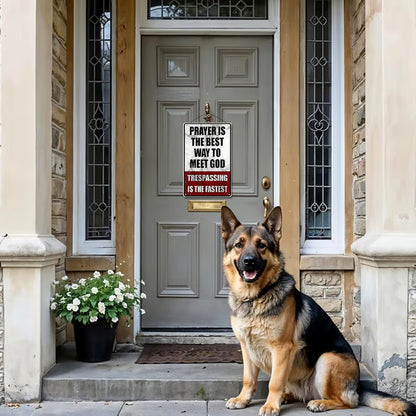 🏆50K+ SOLD LAST WEEK! - Metal No Trespassing Signs Private Property Funny -KKK