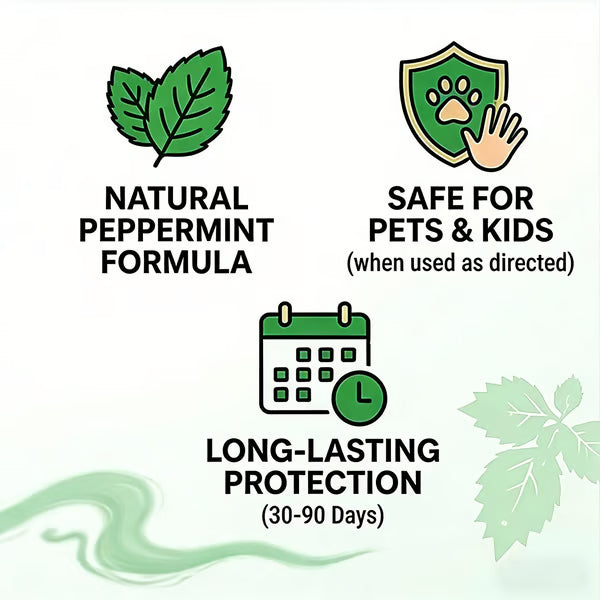 🌿Natural Peppermint Rodent Repellent Balls (12 Pack) – Keep Rats, Mice & Pests Away Safely-EV