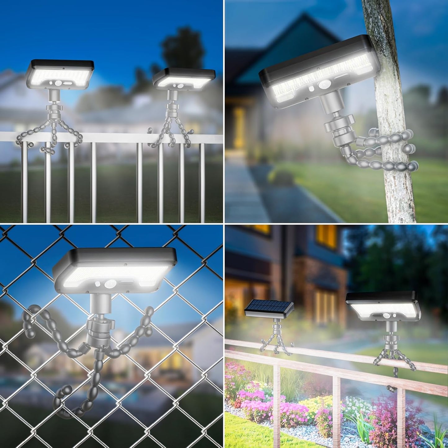 💕Hot sale 49% OFF💖Solar Lights Outdoor with Motion Sensor, USB & Solar Powered-OA