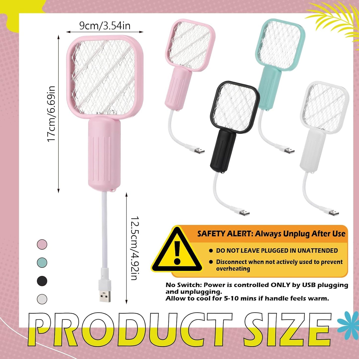 💕Hot sale 49% OFF💖2-in-1 Mini Bug Zapper & Mosquito Swatter-OA