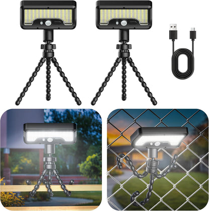 💕Hot sale 49% OFF💖Solar Lights Outdoor with Motion Sensor, USB & Solar Powered-OA