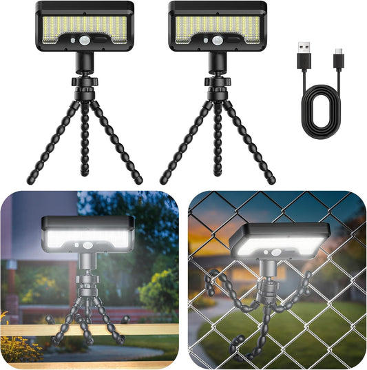 💕Hot sale 49% OFF💖Solar Lights Outdoor with Motion Sensor, USB & Solar Powered-OA