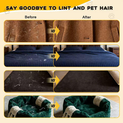 Guantes electrostáticos para eliminar el pelo de mascotas: Limpieza rápida - Reutilizables y lavables-OA