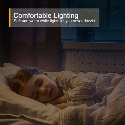 Luz Nocturna con Batería Recargable y Sensor de Movimiento, Adherible en Cualquier Lugar, Luz Nocturna LED Regulable de 1-20LM para el Dormitorio, Baño, Sala de Estar, Cocina, Escaleras, Pasillo -KKK