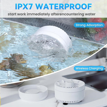 Fruit and Vegetable Washing Machine. Rotatable Fruit and Vegetable Purifier. The Fruit Cleaner Device Automatically Turns on in The Water. Use Water Rotator and OH ion Purification Technology-OA