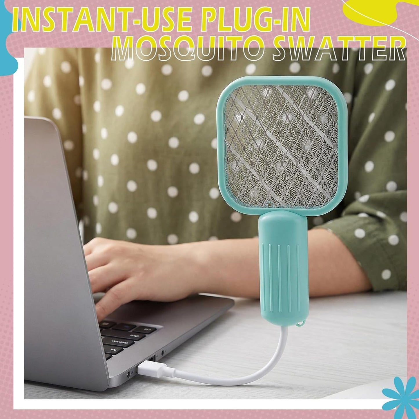 💕Hot sale 49% OFF💖2-in-1 Mini Bug Zapper & Mosquito Swatter-OA