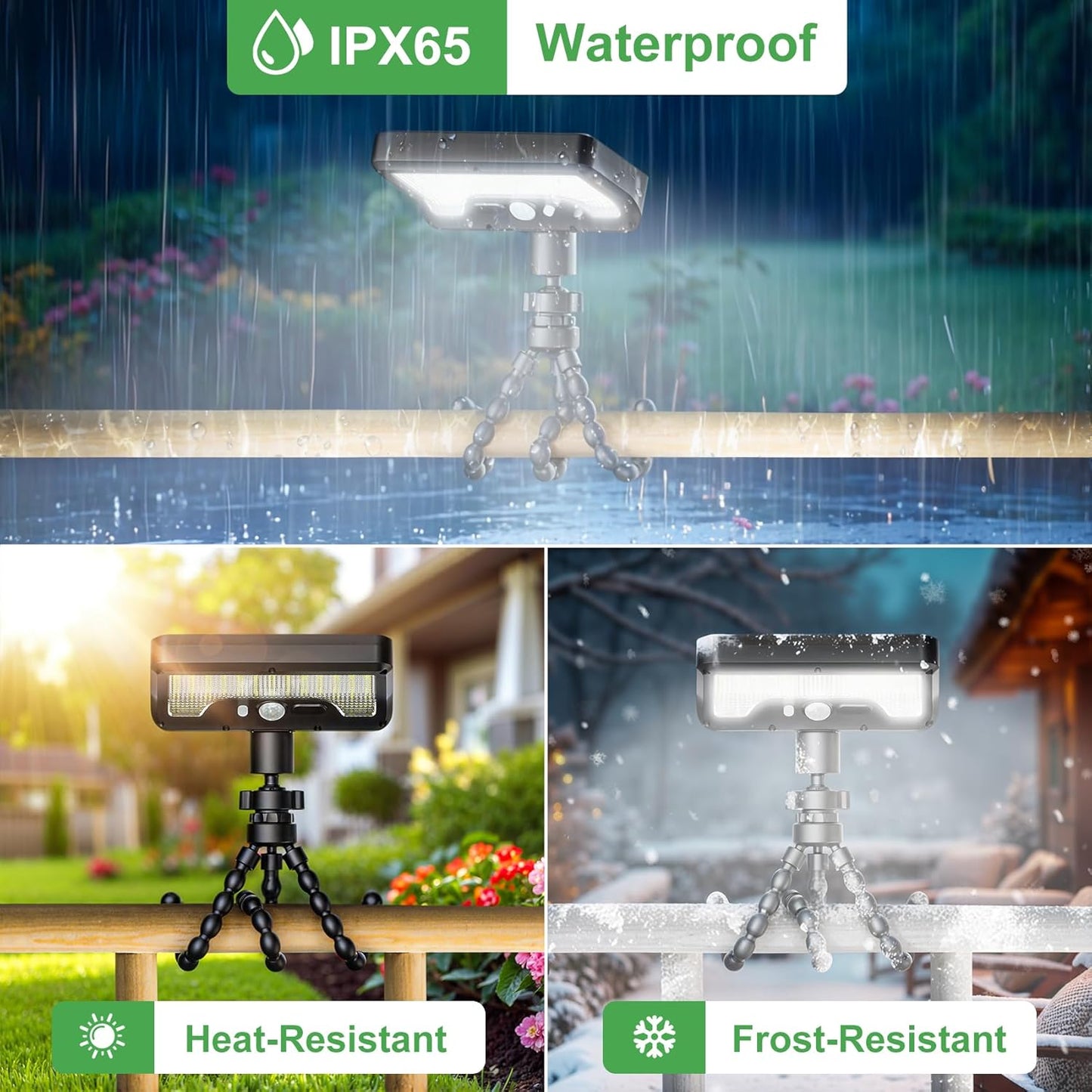 💕Hot sale 49% OFF💖Solar Lights Outdoor with Motion Sensor, USB & Solar Powered-OA