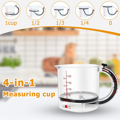 💥Early Spring Sale 60% OFF💚 4-in-1 Adjustable Measuring Cup with Base-OA
