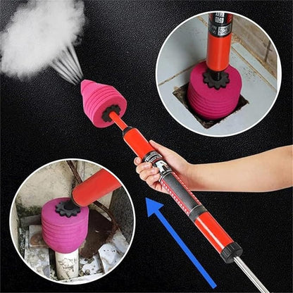 Upgraded High Pressure Toilet Unblock One Shot Toilet Pipe Plunger, Air Pump Toilet Plunger One-Piece Design Drain Cleaner for Kitchens.-BP