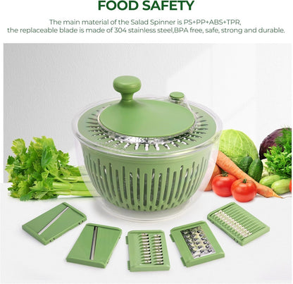 Salad Spinner Large for Efficient Salad Preparation and Food Washing-OA
