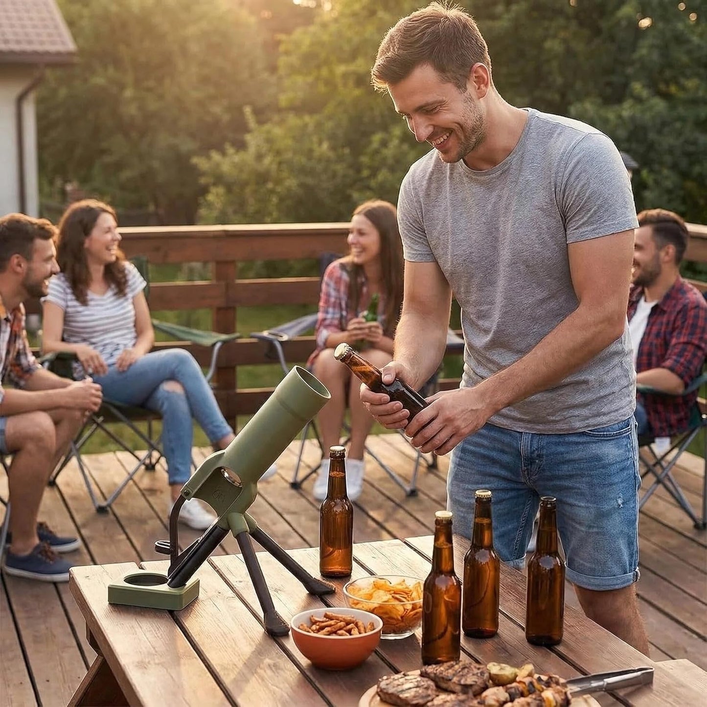 🔥50K+ SOLD! 🔥Beer Bottle Mortar Bottle Opener-OA