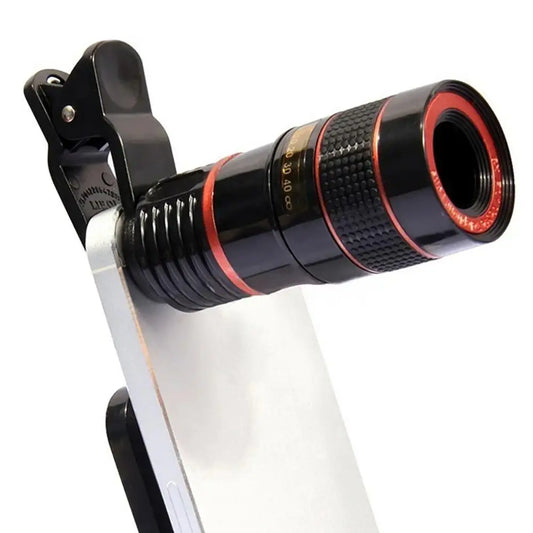 Telescopio para celular monocular de alta definición 8X para observación de aves, caza, camping, senderismo-OA