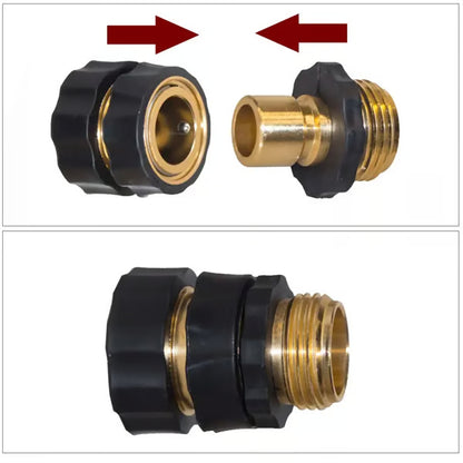 3/4 Inch Garden Hose Quick Connector -KKK