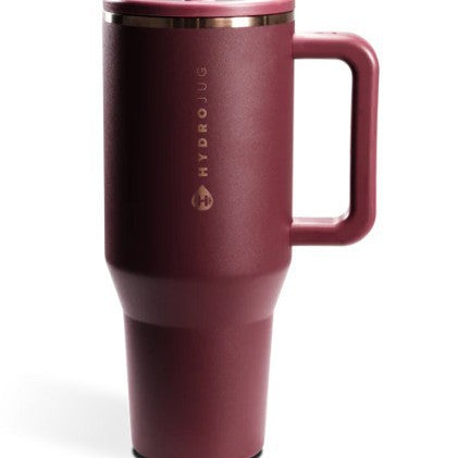 HydroJug Traveler | Leak-Proof Insulated Tumbler with Flip Straw & Cup Holder Fit Flasks Lid-EV