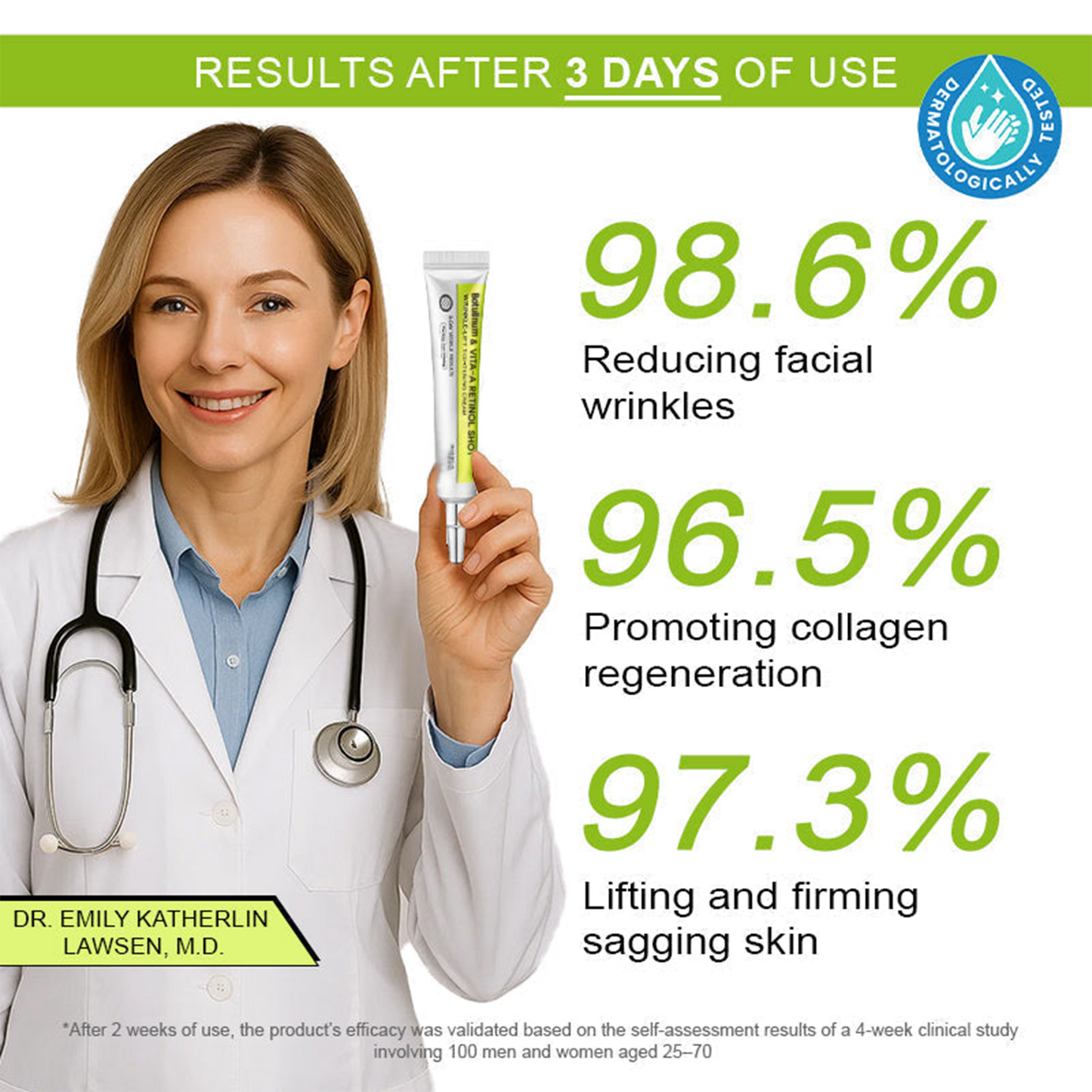 🔥Final 3 Hours: 70%OFF🔥 Botulinum & Vita-A Retinol Shot Wrinkle-Lift Tightening cream✨-EV