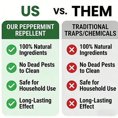🌿Natural Peppermint Rodent Repellent Balls (12 Pack) – Keep Rats, Mice & Pests Away Safely-EV