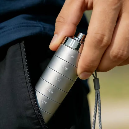 TSA-Friendly Secure Metal Pill Organizer – Leak-Proof & Easy-Carry Case-EV
