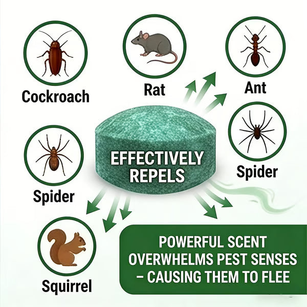 🌿Natural Peppermint Rodent Repellent Balls (12 Pack) – Keep Rats, Mice & Pests Away Safely-EV