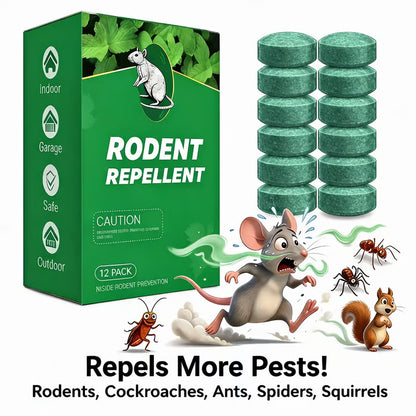 🌿Natural Peppermint Rodent Repellent Balls (12 Pack) – Keep Rats, Mice & Pests Away Safely-EV
