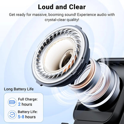 🔥Final 3 Hours: 70%OFF🔥 Wireless Induction Audio Speaker Stand, 5in1 Cellphone Holder, Rechargeable Emergency Power Bank,360° Adjustable Mobile Tablet Stand with Colorful Ambient Light Gifts for Men Women-FO