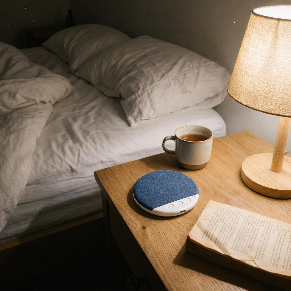 Ultra-Thin Bluetooth Pillow Speaker – Bone Conduction, Sleep-Friendly & Side Sleeper Comfort-OA
