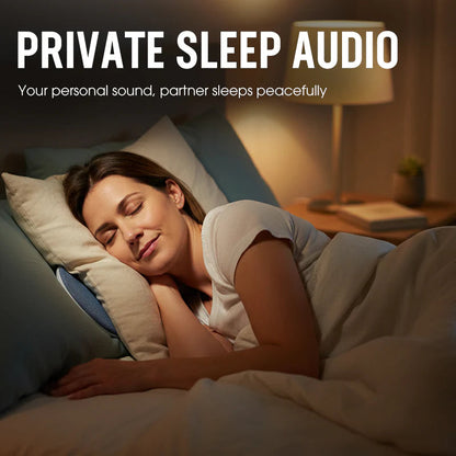 Ultra-Thin Bluetooth Pillow Speaker – Bone Conduction, Sleep-Friendly & Side Sleeper Comfort-OA