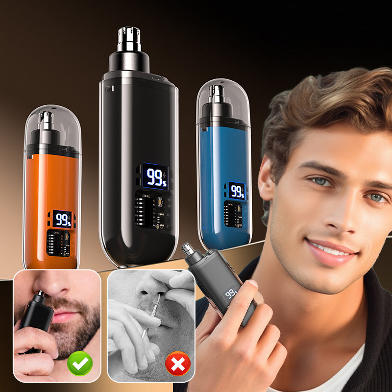 👃 Smart Electric Nose Hair Trimmer | HALF PRICE 50% OFF! | Painless Grooming & Waterproof Design | Perfect Personal Care Gift 🎄✨-OA