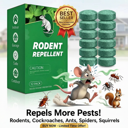 🚫🐀 12-Pack Popular Natural Rodent Repellent Balls-OA