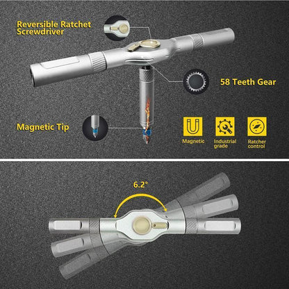 🔥Final 3 Hours: 70%OFF🔥Multifunction Ratchet Set - 24 in 1-OA