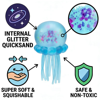 Schylling Jelly Squish | Soft Needoh Style Gel Filled Sensory Squeeze Toy-OA