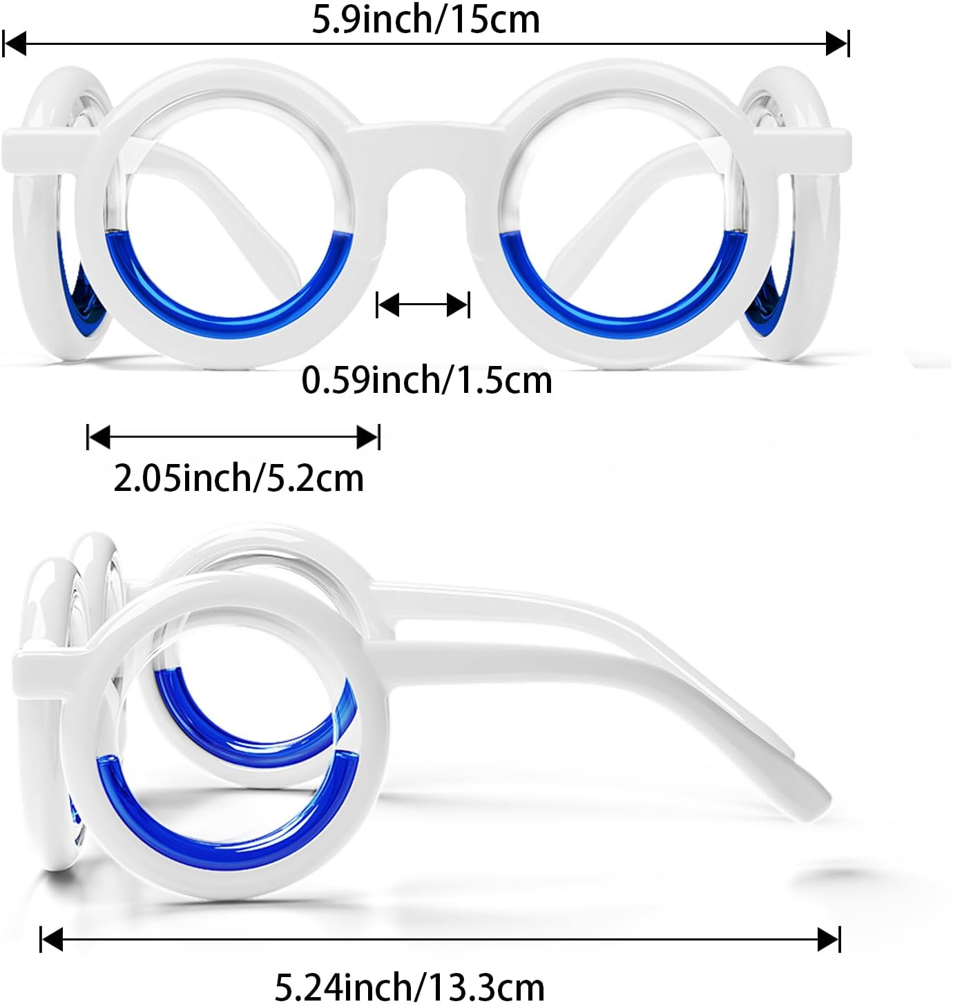 Motion Sickness Glasses , No Lens Liquid for Adults or Kids-OA