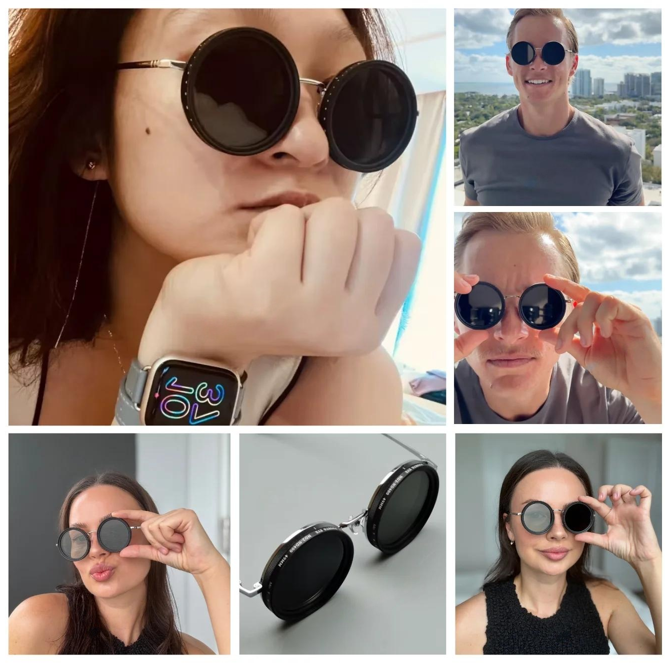 💕Hot sale 49% OFF💖Manually Adjustable Shade Sunglasses-OA