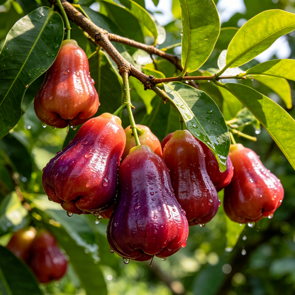 🏡 Farm Fresh, Straight to Your Door🍎 Grow Your Own Wax Apple Tree – Easy-Care & Perfect for Beginners!-ZZZ
