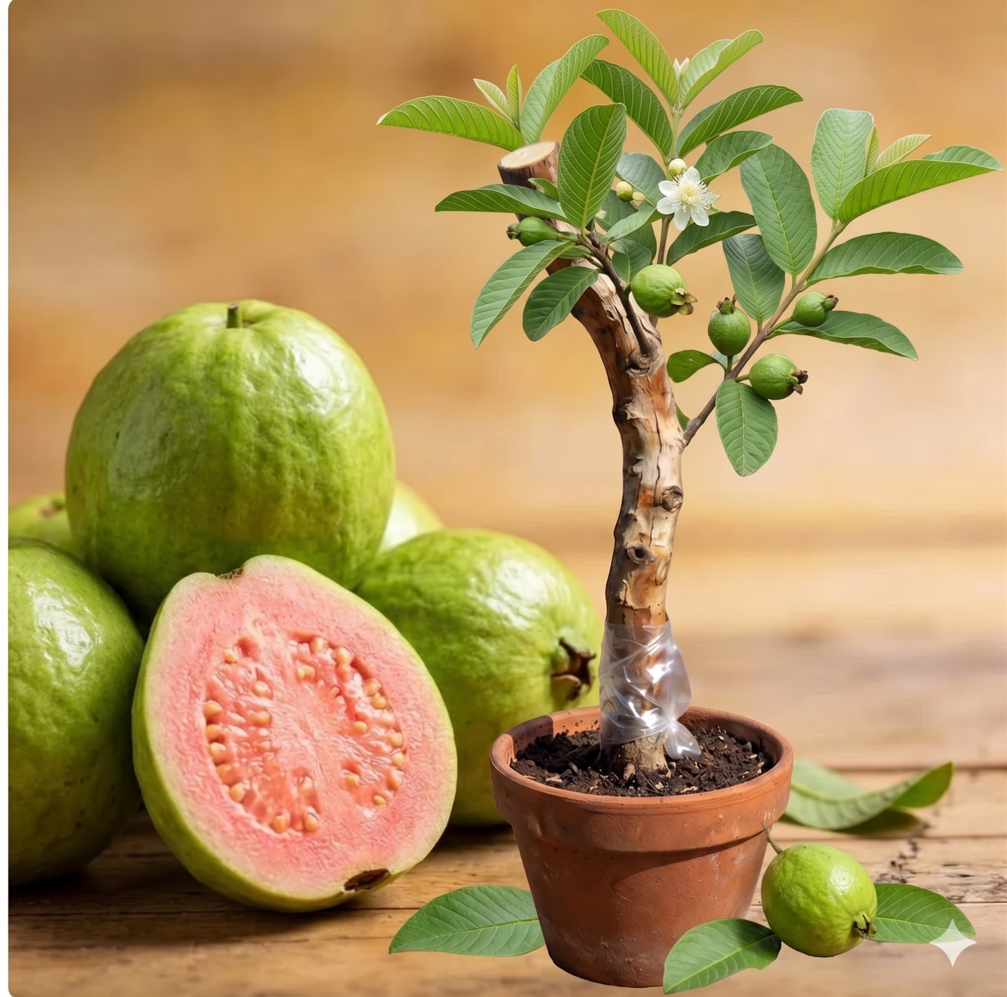 🚜Direct from the Farm ✨🍈Tropical Guava Growing Kit for Pots & Gardens-TY