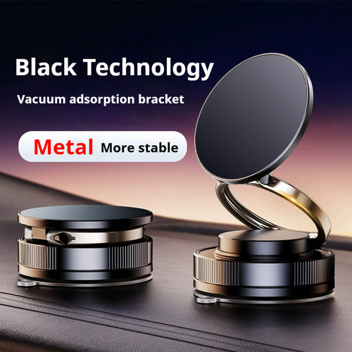 🔥Final 3 Hours: 70%OFF🔥Vacuum Magnetic Car Phone Holder – 360° Adjustable Suction Cup Mount, Hands-Free for Car/Gym/Mirror & Smooth Surfaces-LV