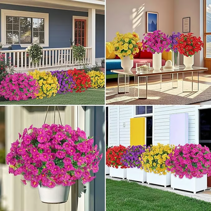 🔥 Last Day 50% OFF 🔥 Realistic UV-Resistant Artificial Flowers – Zero Maintenance, 6/8 Pcs per Set, for Home & Garden-LV