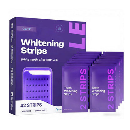 🔥Final 3 Hours: 70%OFF🔥Peroxide-Free Teeth Whitening Strips – Stays Put, Peels Off Easily | Enamel-Safe & Non-Sensitive Formula-FO